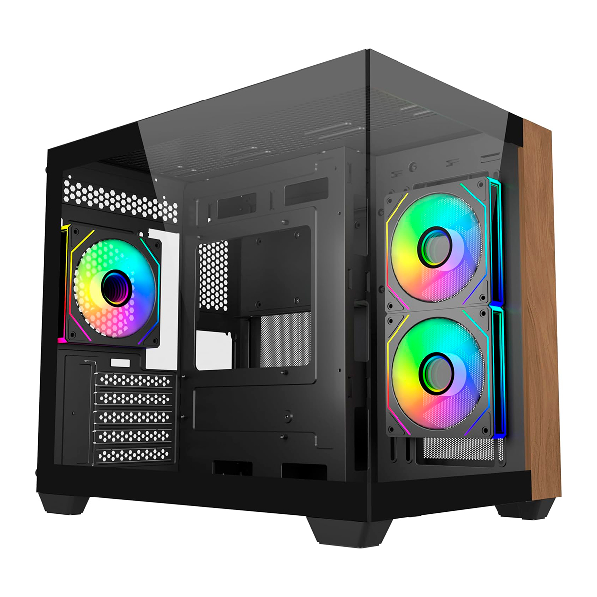 GABINETE ELITE 481 WOOD EDITION TG COOLER MASTER