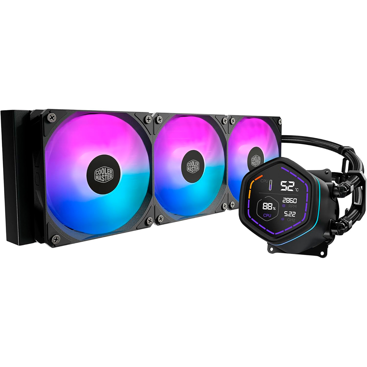Water Cooling Masterliquid 360 Core Nex Digital Black Argb Cooler Masteer