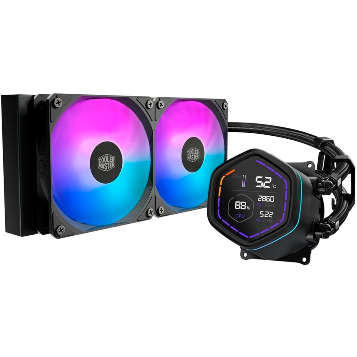 Water Cooling Masterliquid 240 Core Nex Digital Black Argb Cooler Masteer