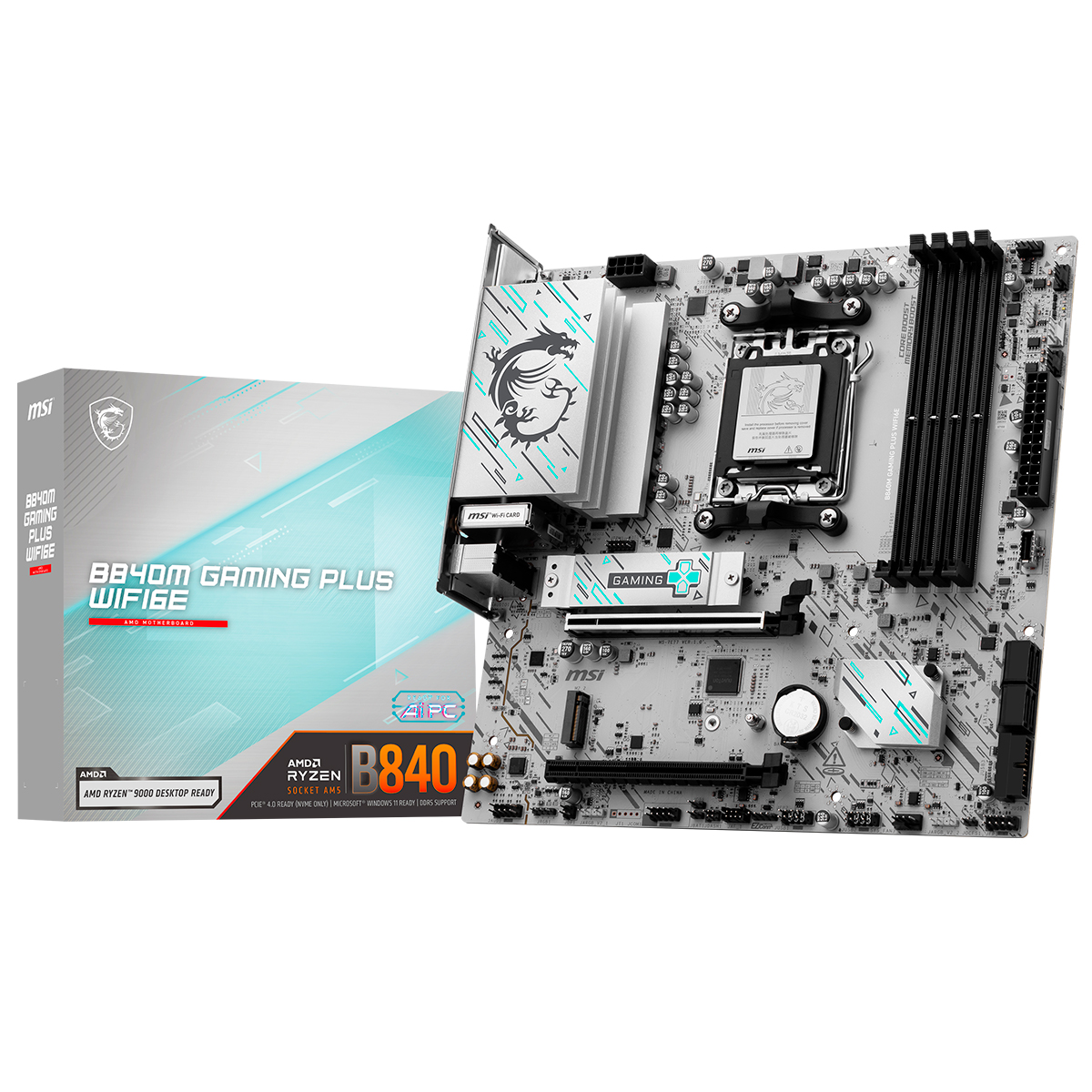 Mother Pro B840m Gaming Plus Wifi6e Am5 Msi