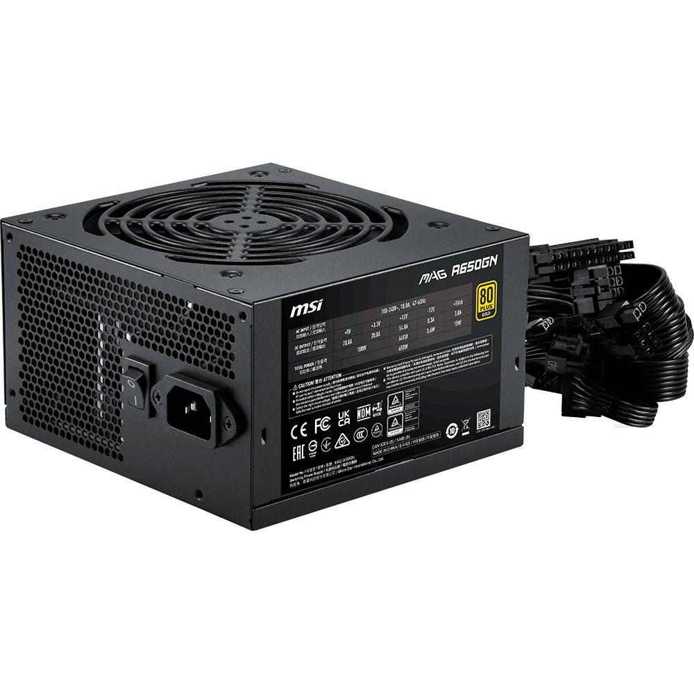 Fuente 650w 80+ Gold Mag A650gn Ii Msi — foto 5