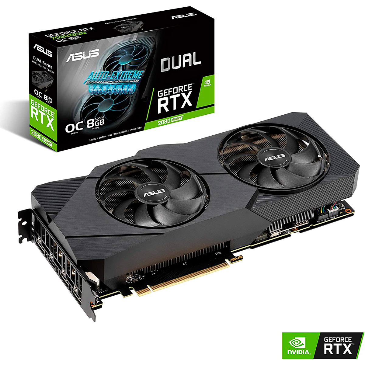Placa De Video Rtx 2080 Super 8gb Gddr6 Dual Oc Asus HyperGAMING Placa De Video Rtx 2080 Super 8gb Gddr6 Dual Oc Asus HyperGAMING