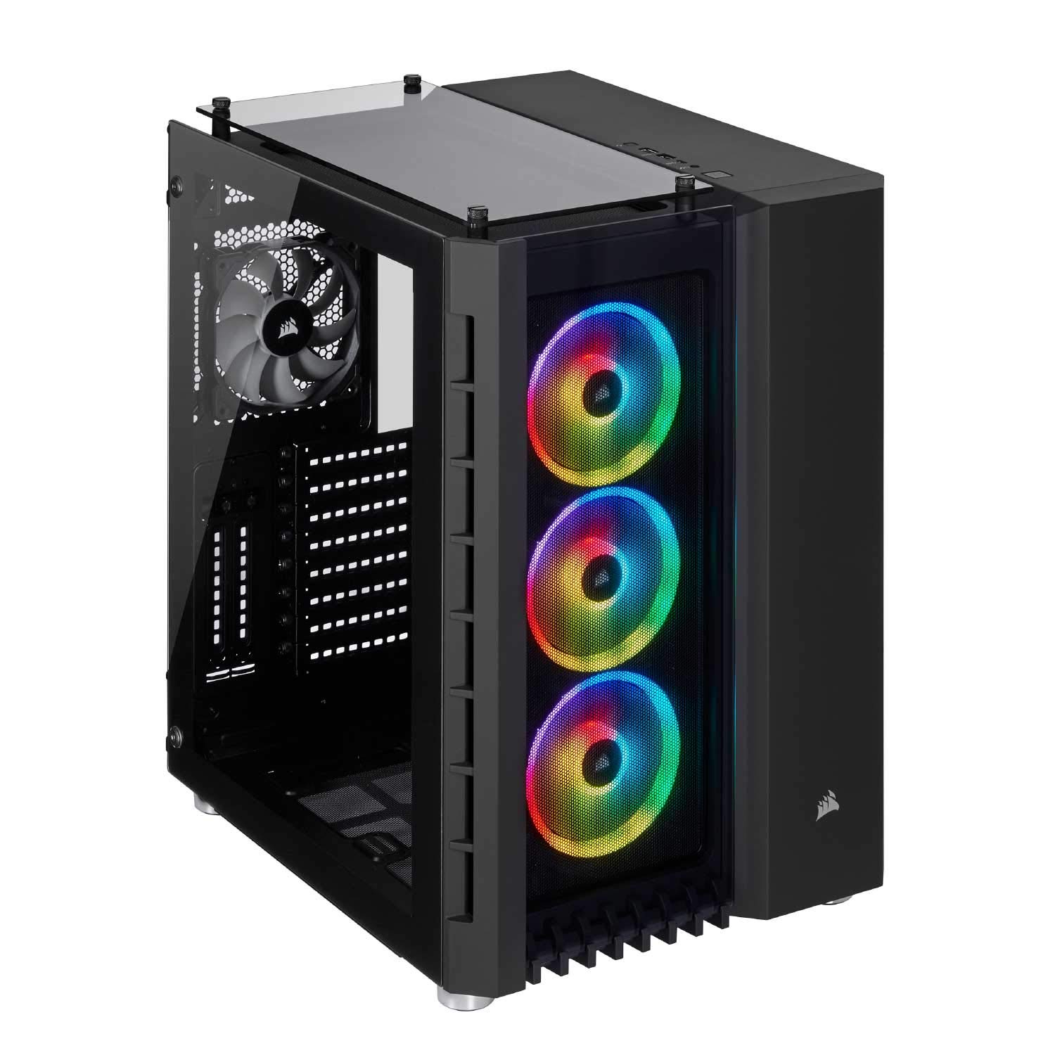 GABINETE 680X CRYSTAL TG SMART BLACK RGB CORSAIR   Concepto 4492161 