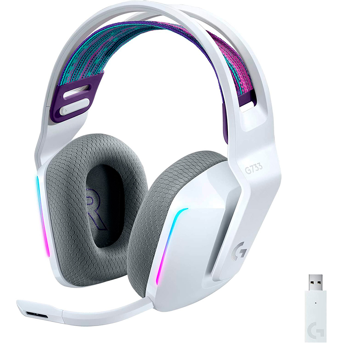 Auricular  G733 Lightspeed Rgb White Logitech