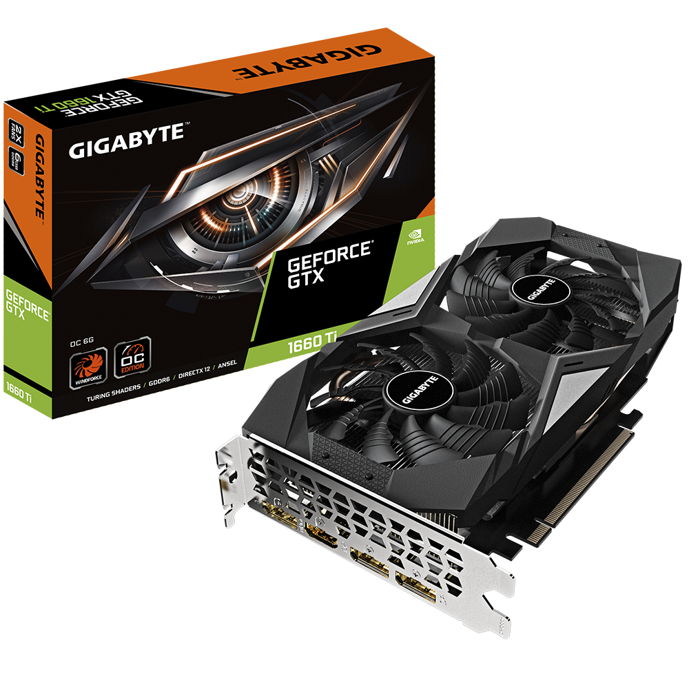 Placa De Video Gigabyte Nvidia Geforce Gtx 1660 Ti Oc 6gb