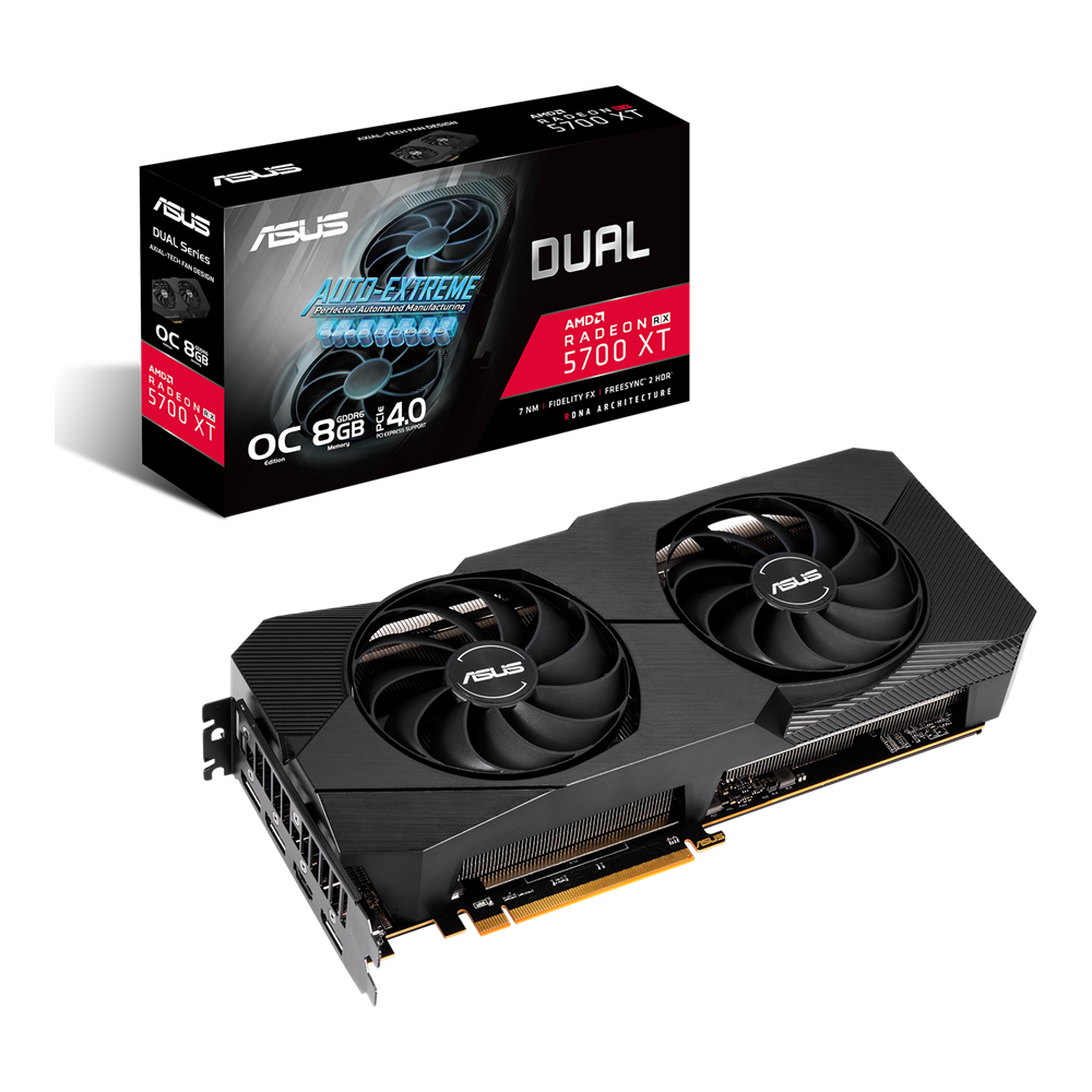 Placa De Video Rx 5700 Xt Dual Evo 8g Asus Hypergaming 9697