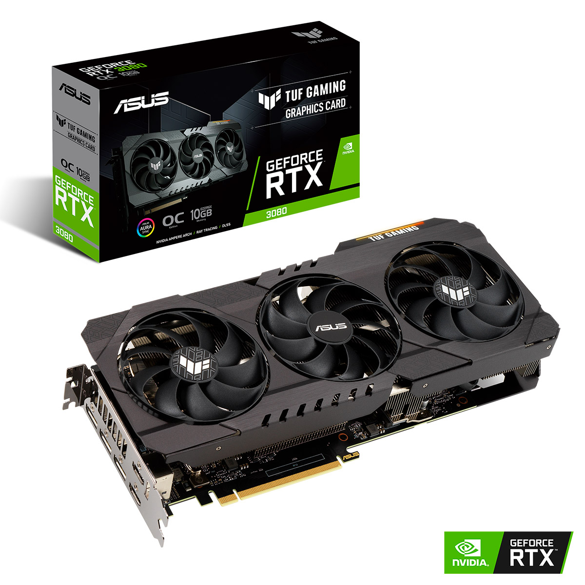 Placa De Video Nvidia Geforce Rtx 3080 Tuf Gaming Oc 10gb | HYPERGAMING