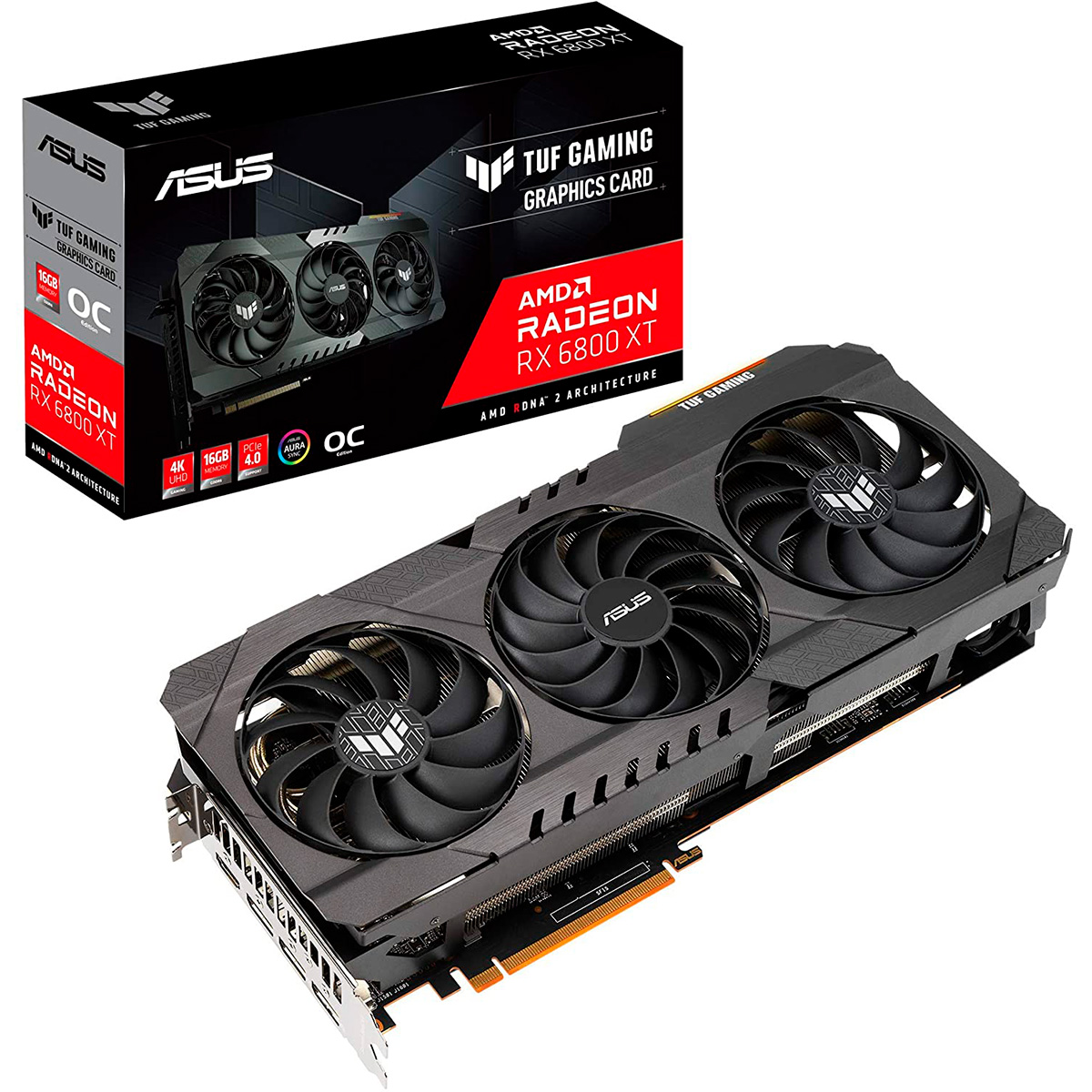 Placa De Video Rx 6800 Xt 16g Oc Tuf Gaming Asus