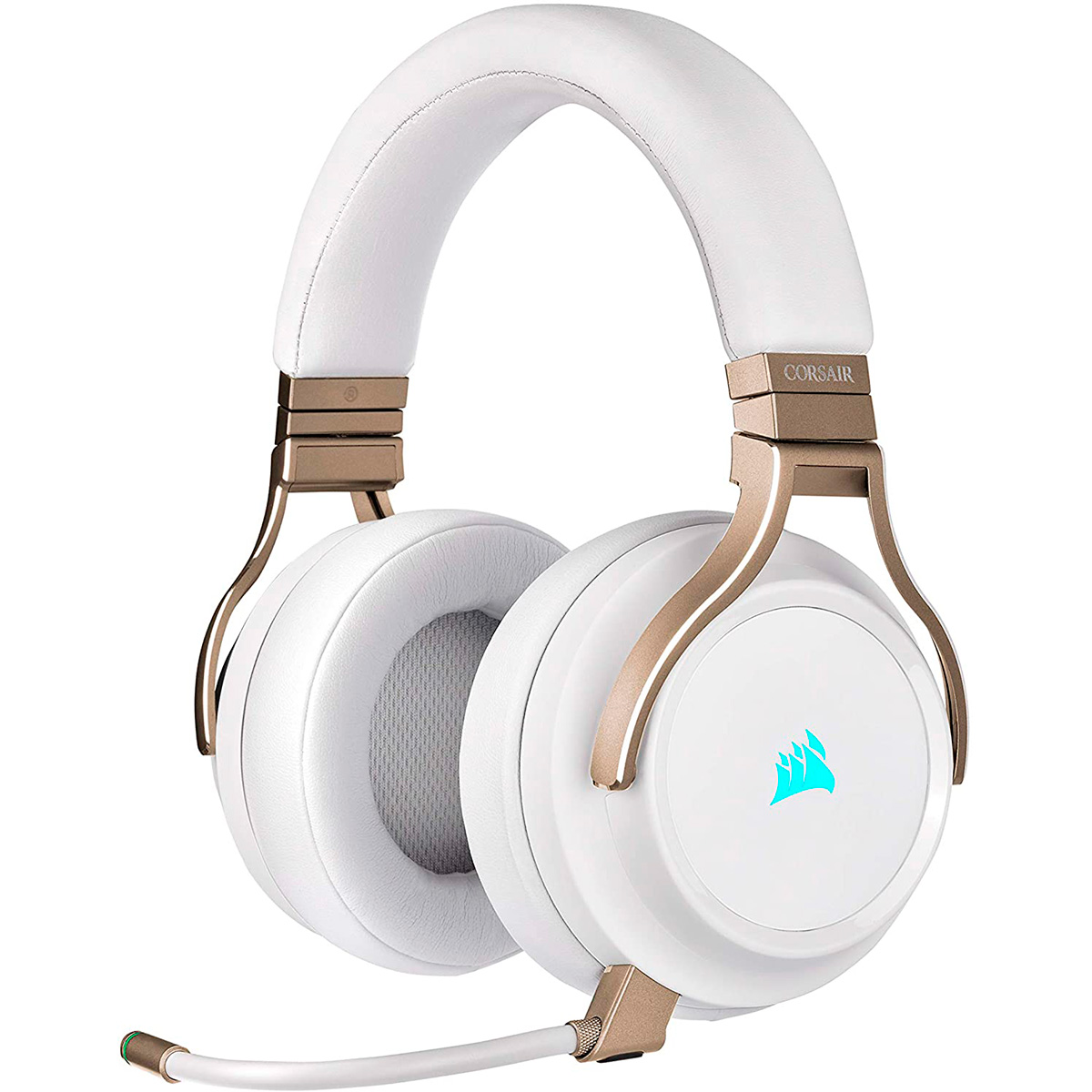 Auricular Virtuoso Wireless Rgb Wifi Gaming Perla Corsair