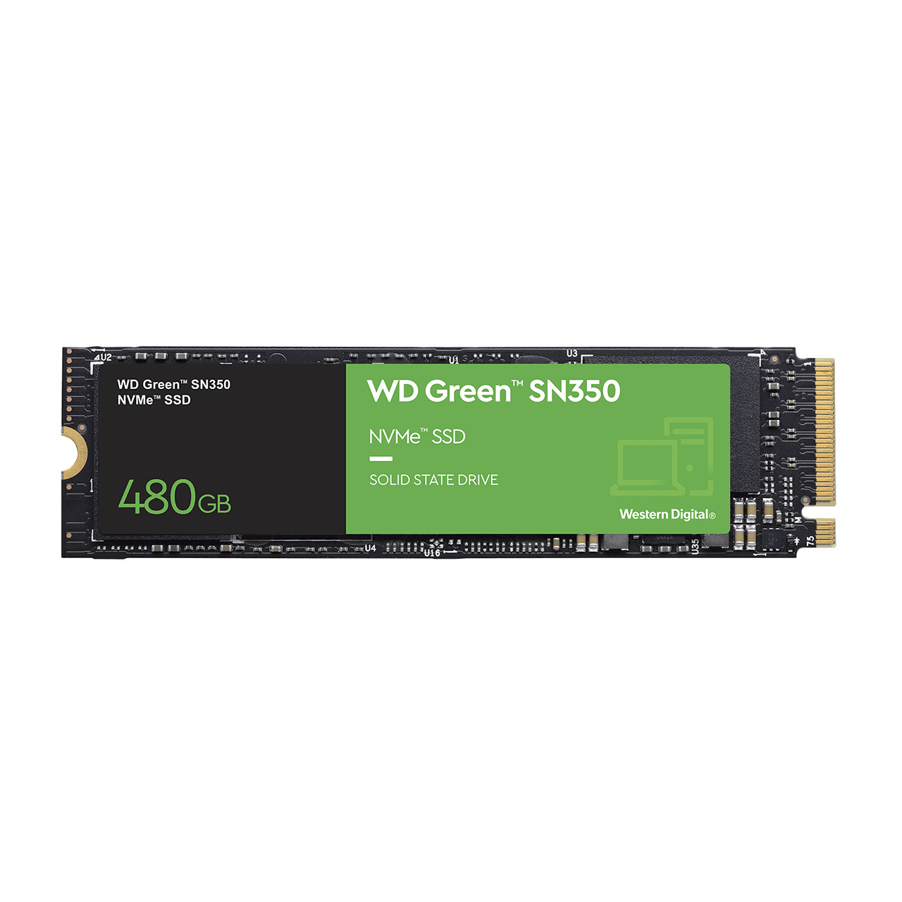DISCO SSD 480GB SN350 M.2 NVME GREEN WD