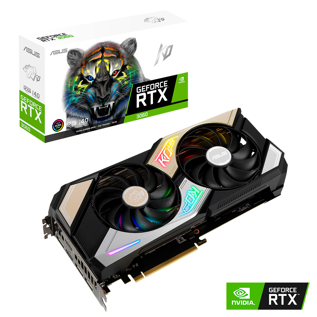 Placa De Video Asus Nvidia Geforce Rtx 3060 Gaming Ko 12gb | HYPERGAMING