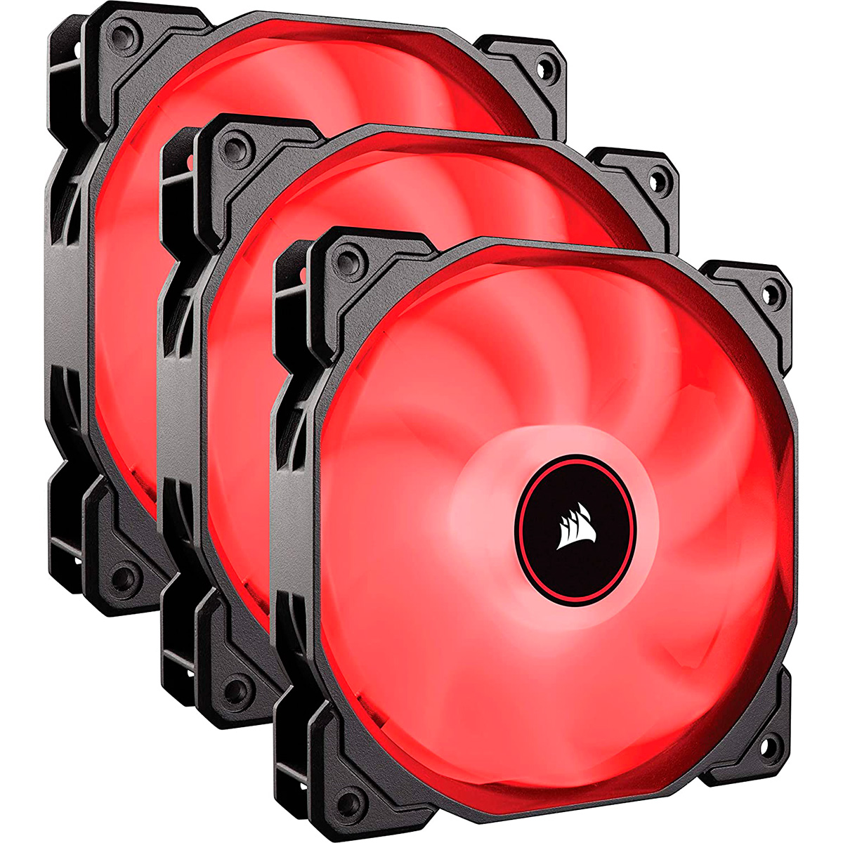Fan Cooler Af120 Led Air Series Red 120mm Pack X3 Corsair