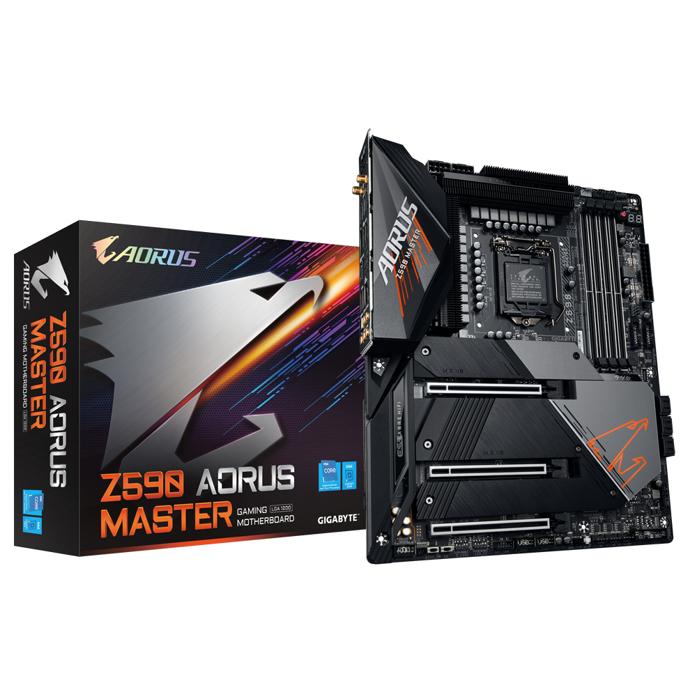 Gigabyte z590 aorus master разгон