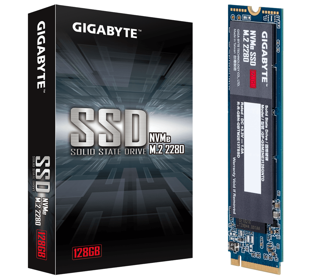 DISCO SSD 128GB M.2 PCIE NVME GIGABYTE