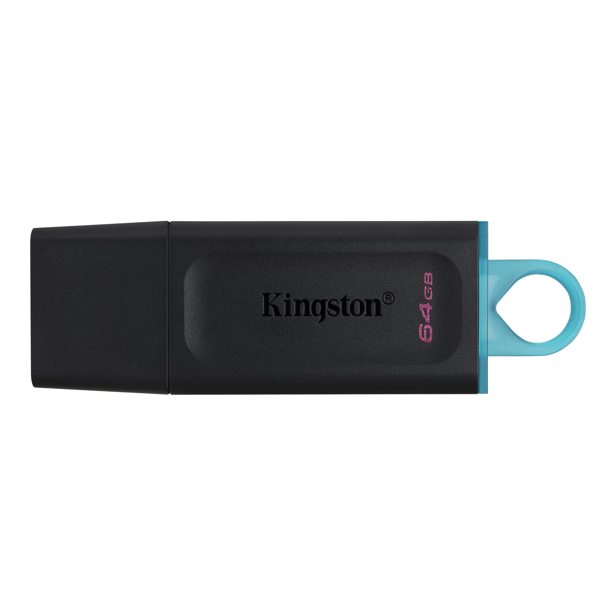 PENDRIVE 64GB DATATRAVELER EXODIA BLACK USB 3.2 KINGSTON