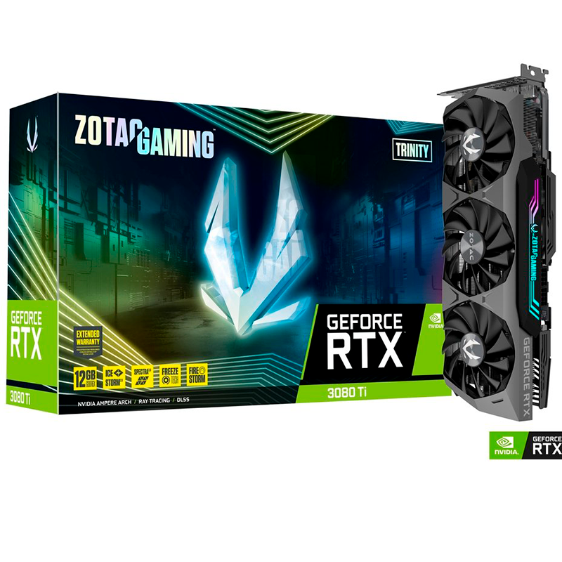 Placa De Video Zotac Nvidia Geforce Rtx 3080 Ti Trinity 12gb