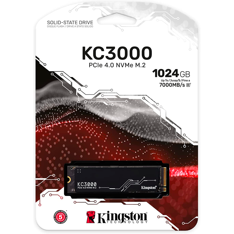 DISCO SSD 1TB M.2 NVME KC3000 GEN4 KINGSTON