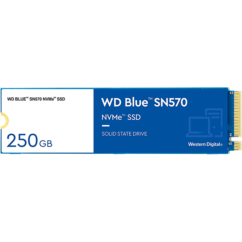DISCO SSD 250GB SN570 M.2 NVME BLUE WD