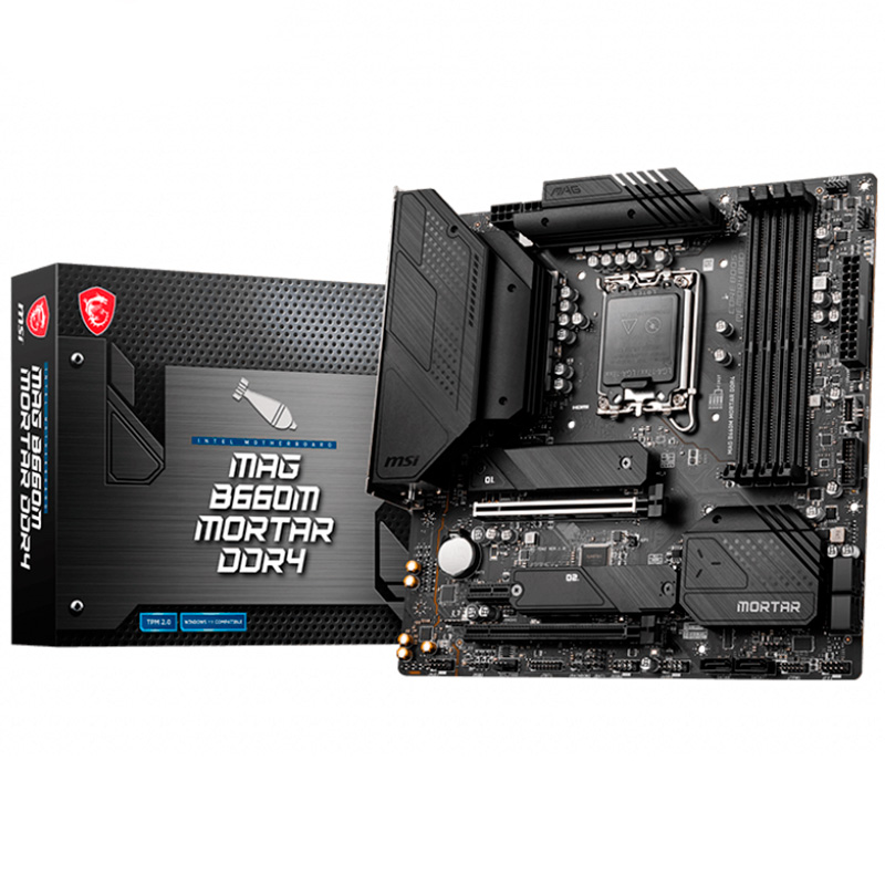 Mother Mag B660m Mortar Ddr4 Msi 12gen