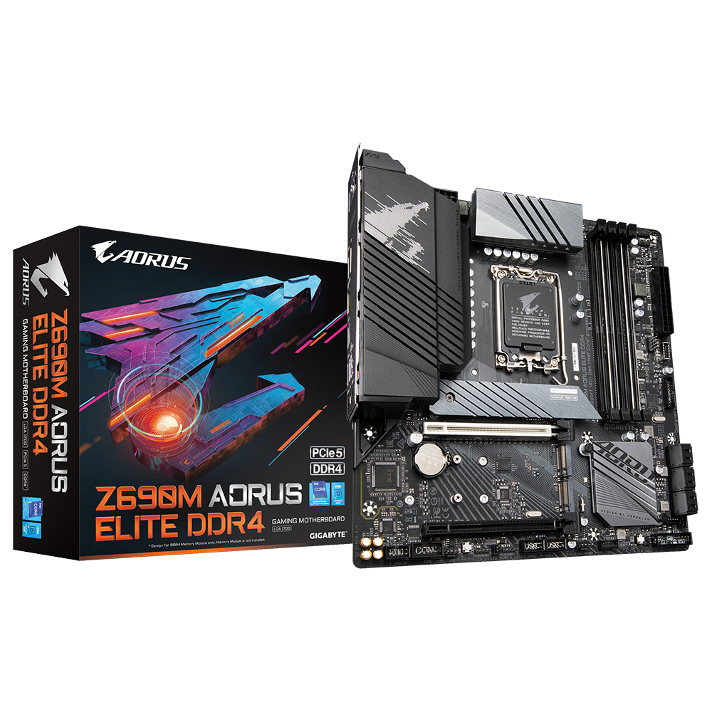 Mother Z690m Aorus Elite Ddr4 Gigabyte 12gen