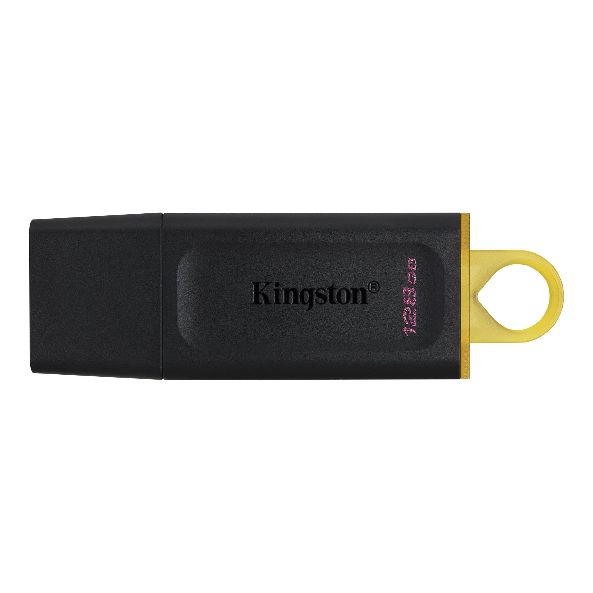 PENDRIVE 128GB DATATRAVELER EXODIA USB 3.2 BLACK KINGSTON