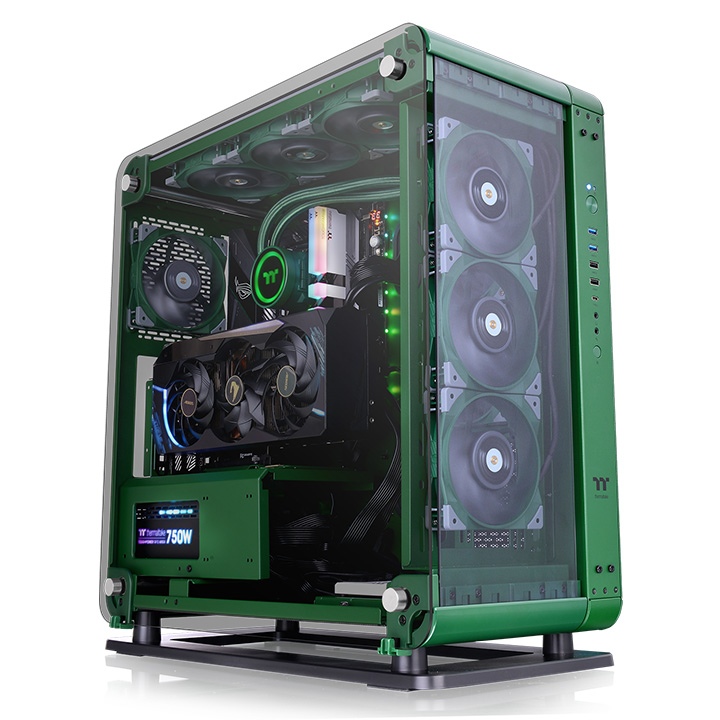 Gabinete Core P6 Racing Green Tg Thermaltake