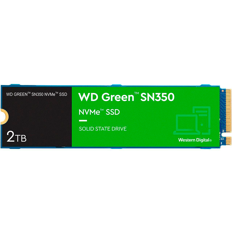 DISCO SSD 2TB SN350 M.2 NVME GREEN WD