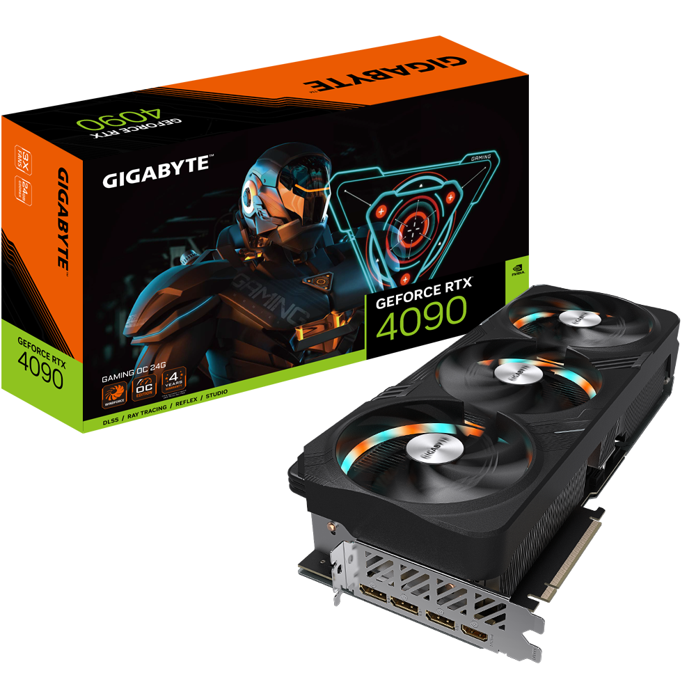 PLACA DE VIDEO GIGABYTE NVIDIA GEFORCE RTX 4090 GAMING OC 24G