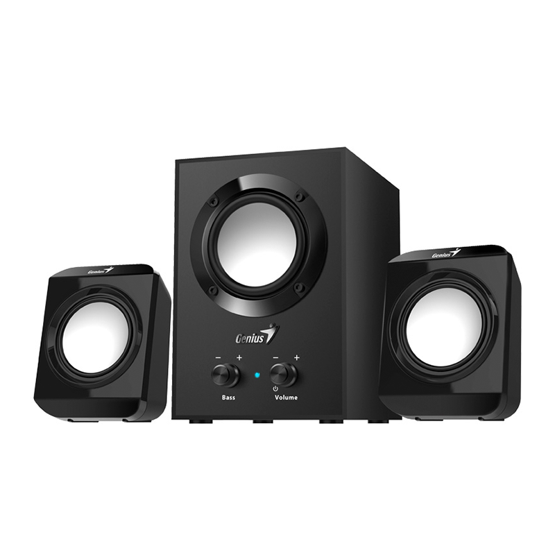 PARLANTE SW-2.1 300 10W BLACK GENIUS